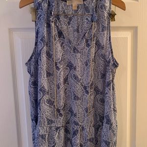 Michael Kors Tank w/Gold Chain, L